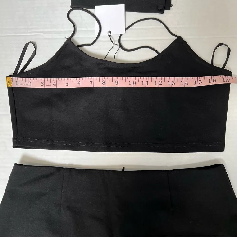 NWT Revolve x By The Way Alayna Choker Mini Set in Black | Size L